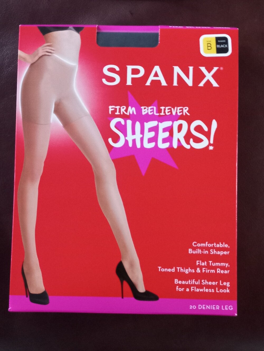 SPANX Sheers! Firm Believer Sheer Black Tights